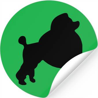 Discover Poodle Dog Stickers