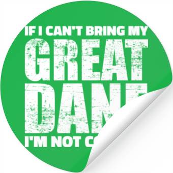 Discover Great Dane Stickers
