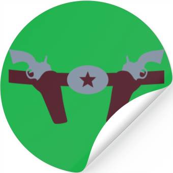 Discover Western Guns Stickers