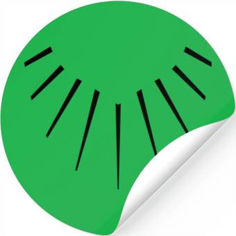 Discover half circle Stickers