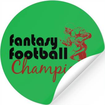 Discover Fantasy Football Champ Stickers