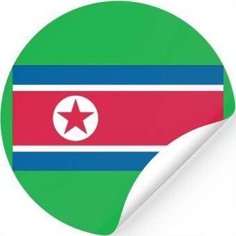 Discover North korea Stickers