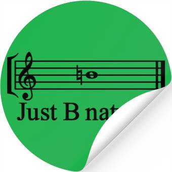 Discover Just B Natural Stickers