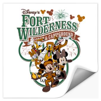 Discover Disney Fort Wilderness Resort Stickers