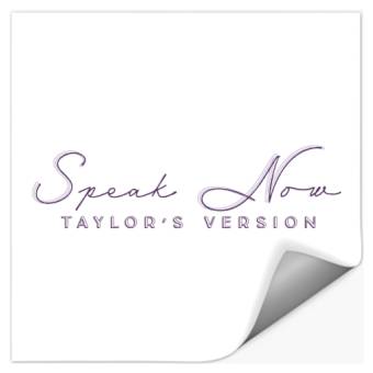 Discover Embroidered Speak Now Taylo version Stickers, Eras Tour Stickers