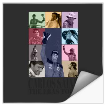 Discover Carlos Sainz Eras Tour 2023 season V2 Stickers