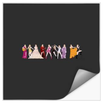 Discover Eras Tour Outfits Drawing Stickers