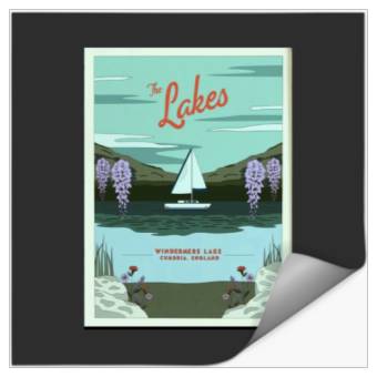 Discover the lakes tayl0r swift Stickers