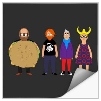 Discover Bobs Burgers Phish by Custeez Stickers