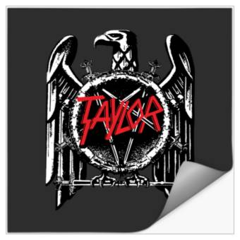 Discover Taylorr Swift Heavy Metal Slayers Version Stickers