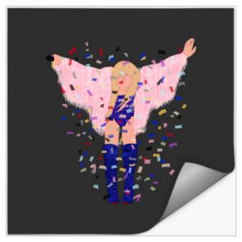 Discover Eras Tour Pink Jacket Stickers