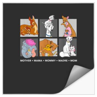 Discover Disney Characters Neutral Mothers Day Stickers
