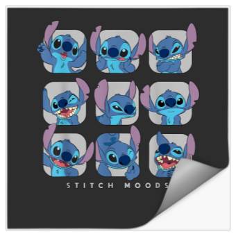 Discover Disney Lilo and Stitch Moods T-Shirt Stickers
