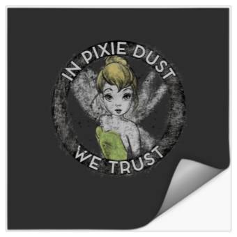 Discover Disney Peter Pan Tinkerbell Circle In Pixie Dust Stickers