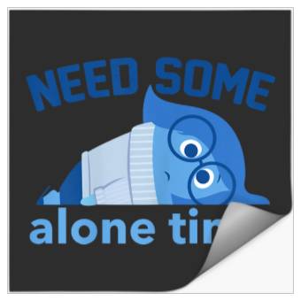 Discover Disney Pixars Inside Out Need Some Alone Time Sadness Logo Stickers