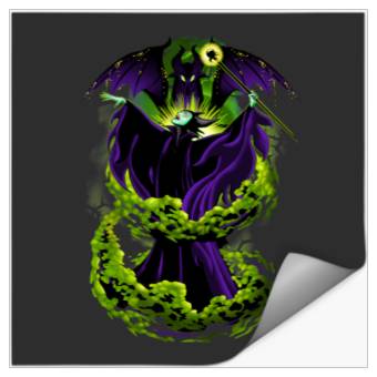 Discover Disney Villains Maleficent Dragon Transformation Stickers