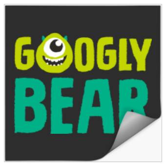 Discover Disneyss And Pixarss Monsters Inc Mike Wazowski Googly Bear Stickers