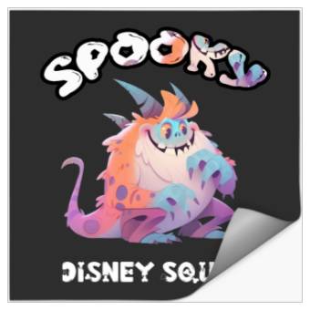 Discover Spooky Disney Suad Essential Stickers