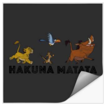 Discover Disneyss Lion King Hakuna Matata Simba Timone Pumbaa Stickers