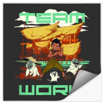 Discover Disneyss Raya And The Last Dragon Team Work Stickers