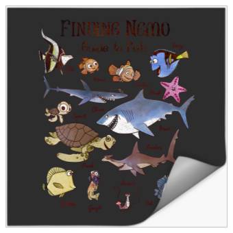 Discover Disneyss Pixars Finding Nemo Fish Guide Stickers