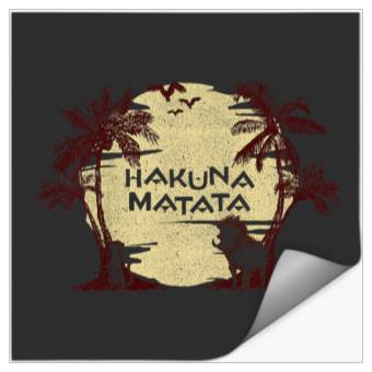 Discover Disneyss The Lion King Timon And Pumba Hakuna Matata Stickers