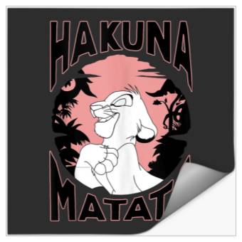 Discover Disneyss The Lion King Hakuna Matata Sunset Simba Stickers