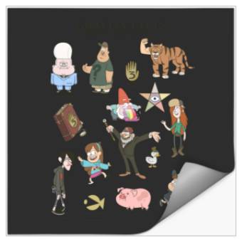 Discover Disneyss Gravity Falls Character And Mysteries Textbook Stickers
