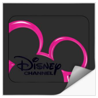 Discover Disney Channel  Mickey Mouse Pink 2000s Logo Stickers
