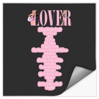 Discover TaylorSwift lover track list eras tour artActive Stickers