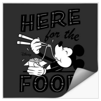 Discover Disney - Mickey Here for the Food Stickers