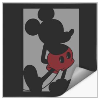 Discover Disney Mickey Mouse Box Silhouette Stickers