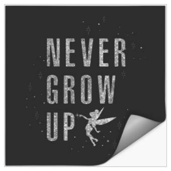 Discover Disney Peter Pan Tinker Bell Never Grow Up Sparkle Stickers