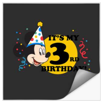Discover Disney Mickey Mouse 3rd Birthday Stickers