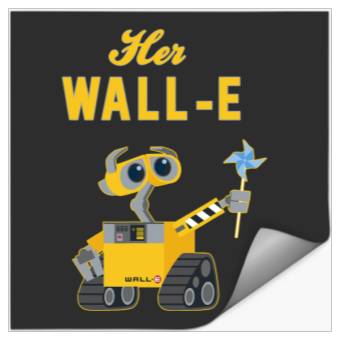 Discover Disney Pixar Wall-E Her Wall-E Couples Stickers