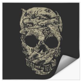 Discover Disney Pirates Shark Skull Stickers