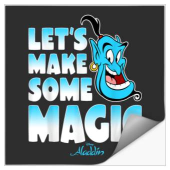 Discover Disney Aladdin Genie Lets Make Some Magic Gradie Stickers