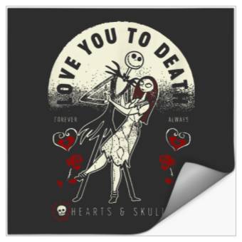 Discover Disney Nightmare Before Christmas Valentines Day Stickers