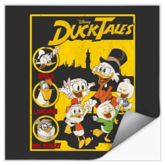 Discover Disney DuckTales Comic Book Cover Stickers