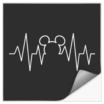 Discover Disney Nurses Day Mickey Mouse Heartline Stickers