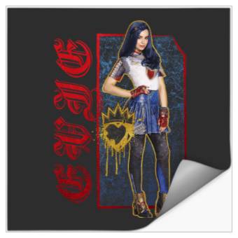 Discover Disney Descendants 2 Evie Paint Drip Poster Stickers