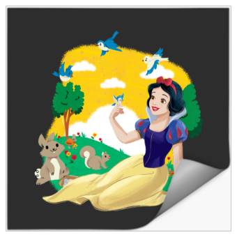 Discover Disney Princess - Snow White Forest Scene Bunnies Birds Stickers