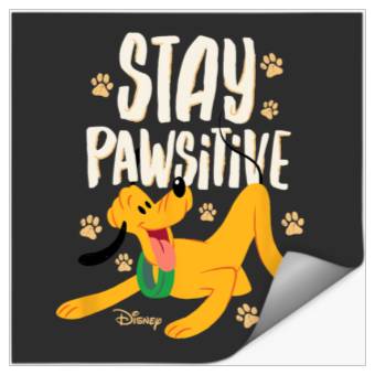 Discover Disney - Stay Pawsitive Stickers