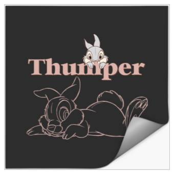 Discover Disney Bambi Thumper Peach Outline Stickers