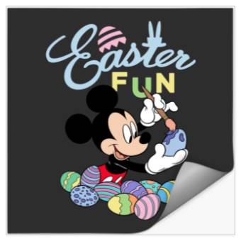 Discover Disney Mickey Mouse Easter Fun Painting Eggs Sho Stickers