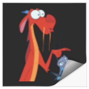 Discover Disneyss Mulan Mushu Cricket Pocket Stickers