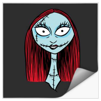 Discover Disney The Nightmare Before Christmas Sally Big Face Stickers