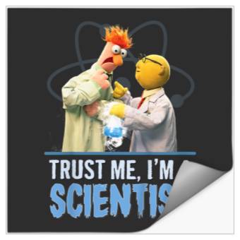 Discover Disney The Muppets Trust Me I'm A Scientist Bunsen Beaker Stickers
