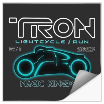 Discover Disney Tron Lightcycle Run Ride Shirt, Tron Lightcylce Run Magic Kingdom Stickers
