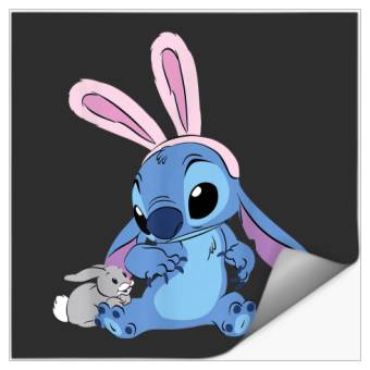 Discover Disney Stitch with Easter Bunny Stickers